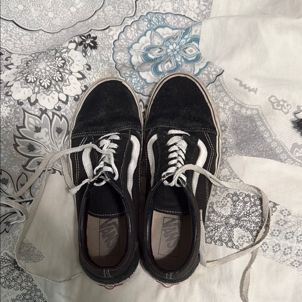 Vans Black and White Sneakers